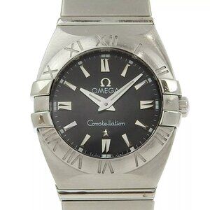 OMEGA Constellation Watches 1581.51 blackDial Stainless Steel Quartz Analo...